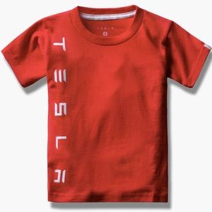 TESLA racing stripe tee ❤️ hella soft!